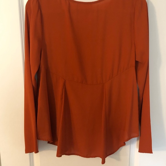 Tops Rust Colored Blouse Poshmark